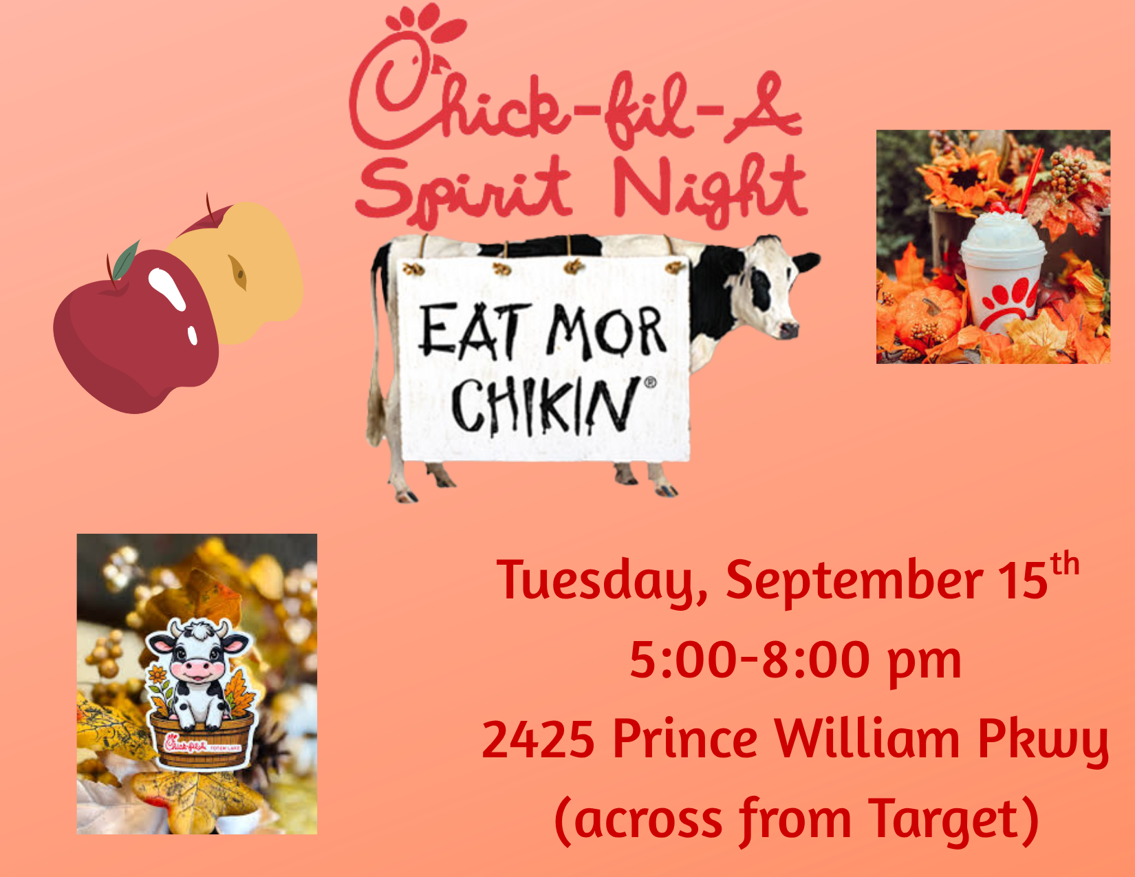 chick-fil-a spirit night