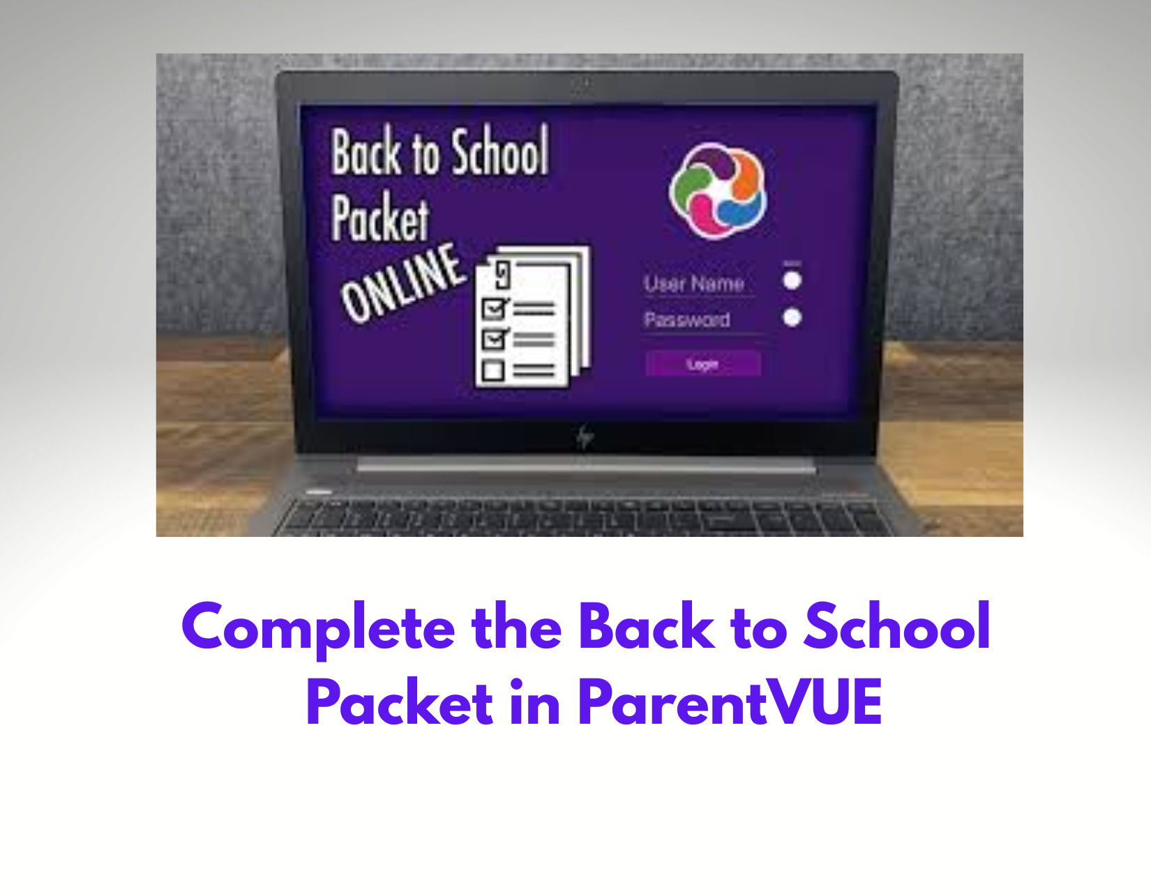 back to school packet