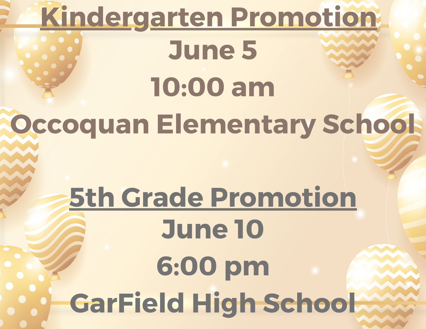 promotion ceremonies